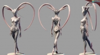 人类比例的女妖3D模型免费下载，不错的CG模型下载