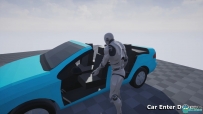 26组汽车驾驶互动动画Unreal Engine游戏素材