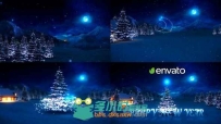 新年快乐圣诞树动画AE模板 Videohive Happy New Year 6473918