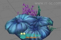 好看的海底珊瑚3D模型