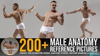 200张男性肌肉运动姿势高清参考图合集