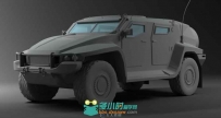 澳大利亚ADF轻型装甲巡逻车3D模型
