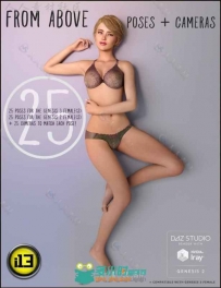 新颖的女性性感姿势造型3D模型合辑