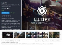 Unity3D滤镜插件Lutify 1.02后期镜头特效资源