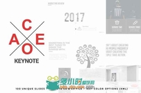 经济合作展示KEY模板Aceo Keynote