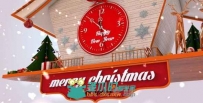 圣诞咕咕钟展示动画AE模板 Videohive Christmas Cuckoo Clock 9627915