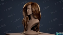 【RRCG】Manequinn实时发型头发Groom插件Unreal游戏素材