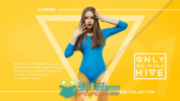 时尚创意三角背景宣传片产品展示AE模板 Videohive Fashion Promo 16429854