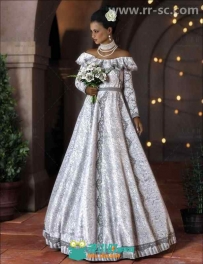 两件完整精美的新娘婚纱3D模型合辑