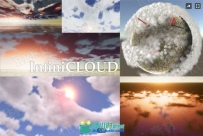 立体云朵天空粒子效果工具Unity游戏素材资源