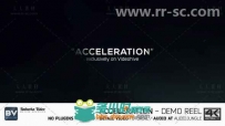 时尚干净动感图文展示媒体开幕视频包装AE模板 Videohive Acceleration Demo ree...