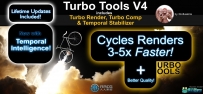 Turbo Tools渲染器稳定器合成器Blender插件V4.0.7版