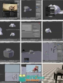 Blender快速入门基础训练视频教程 SkillShare Blender 3D Crash Course for Beginners
