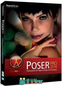 Poser人物造型设计软件2014V10.0.5.30556版 Smith Micro Poser Pro 2014 10.0.5.30556