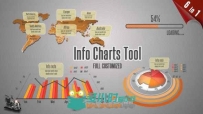 超级信息图表展示动画AE模板 Videohive Info Charts Tool 3923999