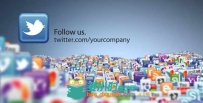 社交媒体Logo网络包装动画AE模板 Videohive The Social Media Network 488813