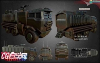 U3D装甲车 坦克模型 Realistic Military Vehicles Pack