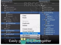 对对象进行分组实用工具Unity游戏素材资源