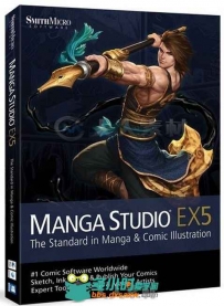 Manga Studio EX动画与漫画设计软件V5.0.5版 Manga Studio EX v5.0.5 Win Mac XFORCE