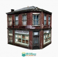 3D模型老旧房子