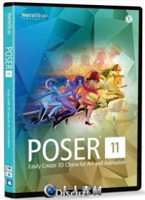 Poser Pro人物造型设计软件V11.2版