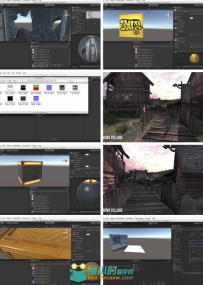 Unity游戏材质与纹理基础技能训练视频教程 CG Cookie Fundamentals of Materials a...
