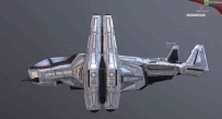次世代3D模型 科幻幽灵战机 星际飞船 科幻飞行器 宇宙飞船CG模型