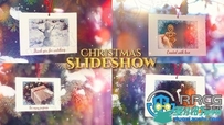 圣诞节主题室外树挂相册展示动画AE模板