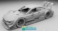 宝马赛车BMW M4 DTM真实汽车高质量3D模型
