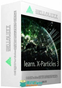 C4D中XParticles超级粒子特效实例制作视频教程 Helloluxx learn X Particles 3 fro...