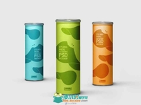 薯片圆筒包装样机【Cylindrical Packaging Layersss】