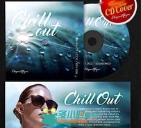 放松身心CD音乐包装展示PSD模板Chill_Out_Music_CD_Cover_D001