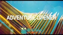 时尚光斑摄影旅途风景照片展示幻灯片相册动画AE模板Videohive Adventure Opener 1...