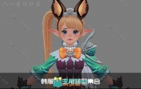 韩服《守护之战》主角3D模型