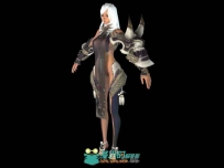 《剑灵》女角色3D模型