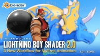 Lightning Boy Shader高效着色器Blender插件V2.0版