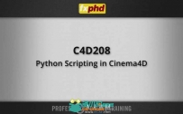 《C4D中Python脚本高级应用视频教程》FXPHD C4D208 Python Scripting...