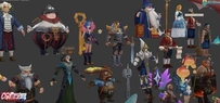 35个怪物3DMAX游戏角色模型