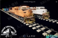 火车控制器铁路地形模板系统Unity游戏素材资源