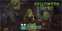 恐怖万圣节宣传动画AE模板 Videohive Halloween Intro 9188241