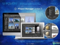 3d-kstudio Project Manager项目源文件管理3dsmax插件V3.18.83
