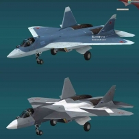 俄罗斯T-50第四代战斗机3D模型下载