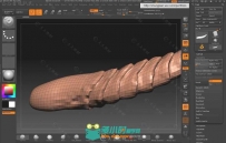 Zbrush位移贴图实例训练视频教程 Gumroad Displacement Map Setup For Production ...