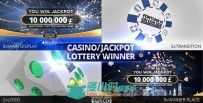 幸运大奖庆贺展示动画AE模板 Videohive Casino Jackpot Lottery Winner 7646169