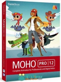 Smith Micro Moho Pro二维动画制作软件V12.0.0.20763版 SMITH MICRO MOHO PRO V12...