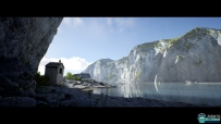 美丽岛屿岩石自然环境场景Unreal游戏素材