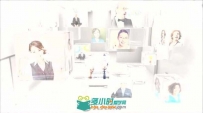 创意美丽水晶方块照片优雅拼接标志显示LOGO演绎AE模板Videohive Innovation Logo ...