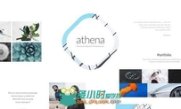 生活主题风格展示KEY模板Athena Keynote Presentation