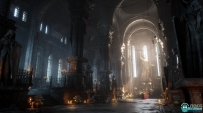 古代大教堂环境场景Unreal Engine游戏素材