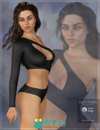 美丽性感的女性人物角色3D模型合辑